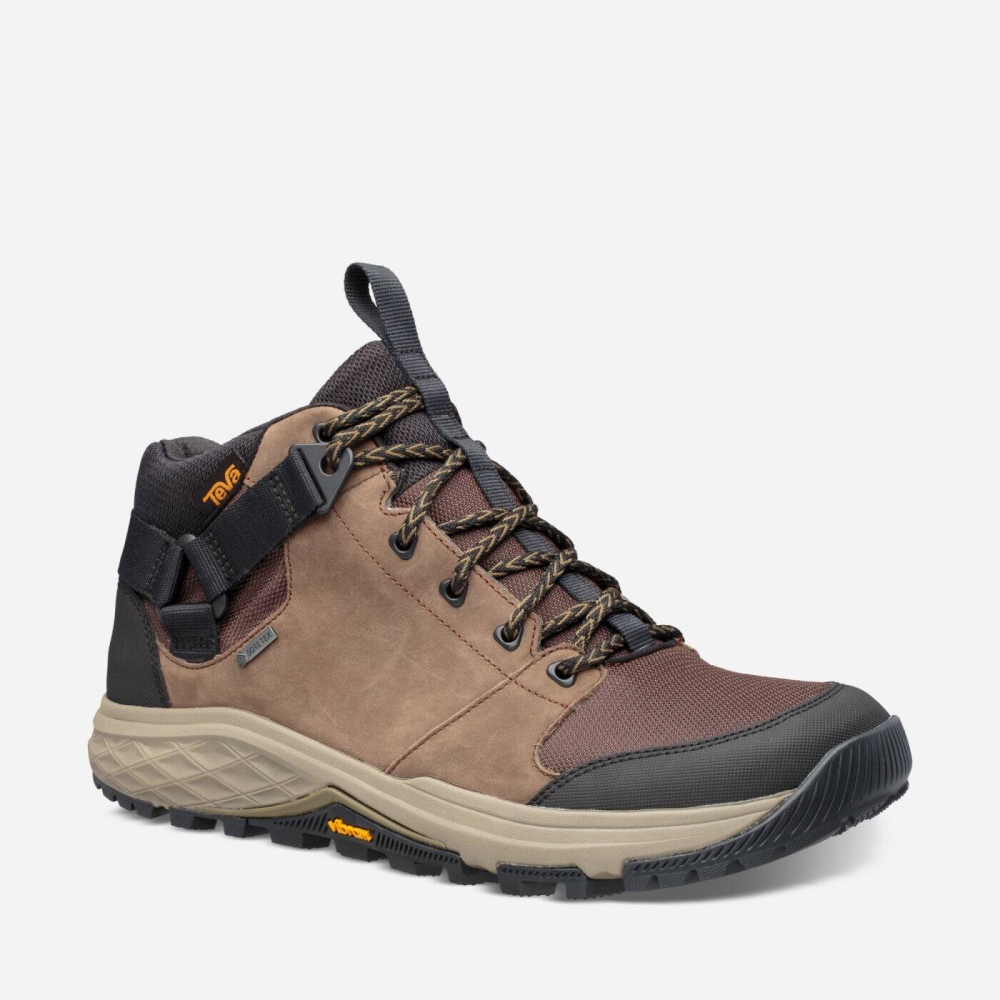 Teva Grandview GTX Men's Chocolate Boots CA98021 Canada Online